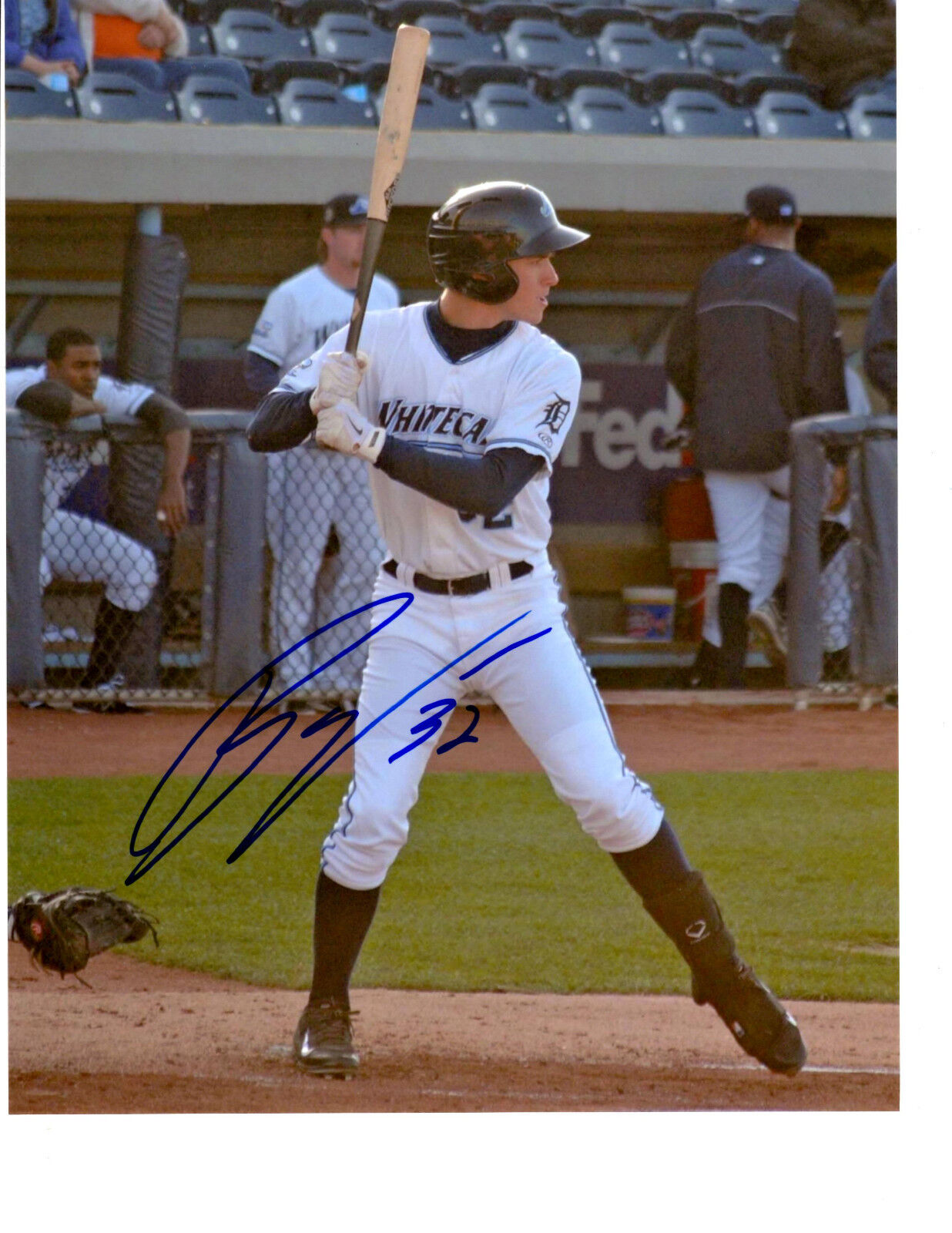 Ben Verlander Detroit Tigers hand signed 8X10 Photo Poster painting W/COA Whitecaps Justin