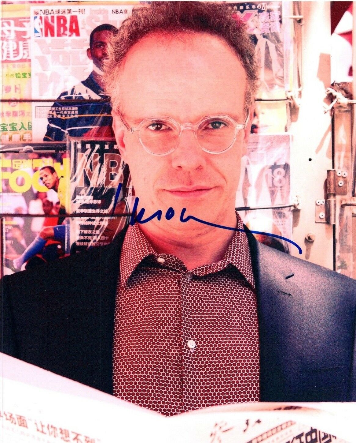 Hans-Ulrich Obrist Signed Autographed 8x10 Photo Poster painting Art Curator COA VD