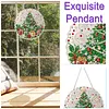 Christmas Decoration Tree 2D Flat DIY Diamond Painting Pendant 9.84x9.84in