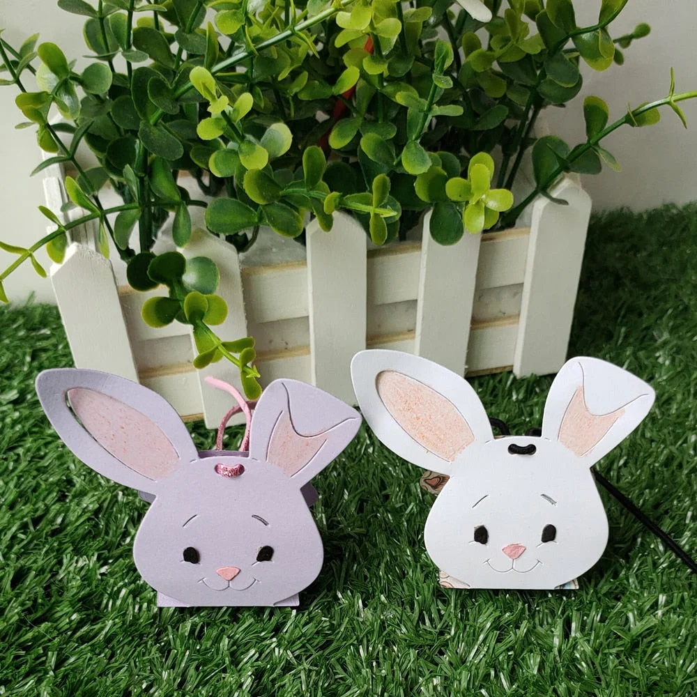 cutting dies Easter 3D Rabbit  metal cutting dies Stencil for DIY Scrapbooking Paper Card Making embossing craft Rabbit dies