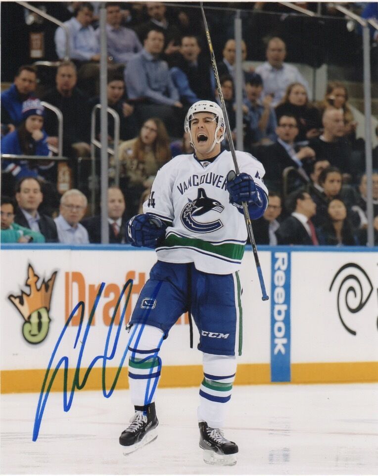 Vancouver Canucks Adam Clendening Autographed Signed 8x10 NHL Photo Poster painting COA F