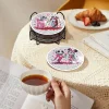 6 pcs set DIY Diamond Painting Coaster | Cartoon