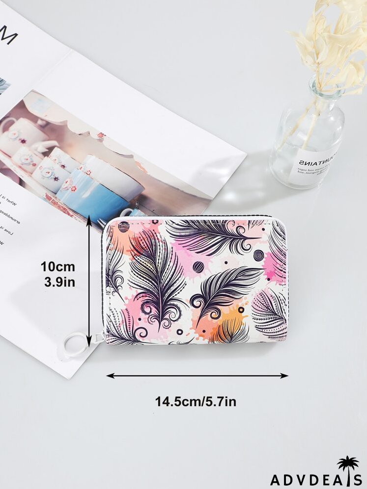 Colorblock Graphic Small Wallet