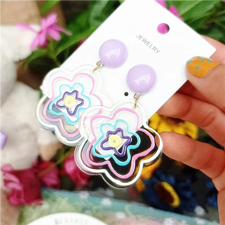 Flower Leaf Earrings