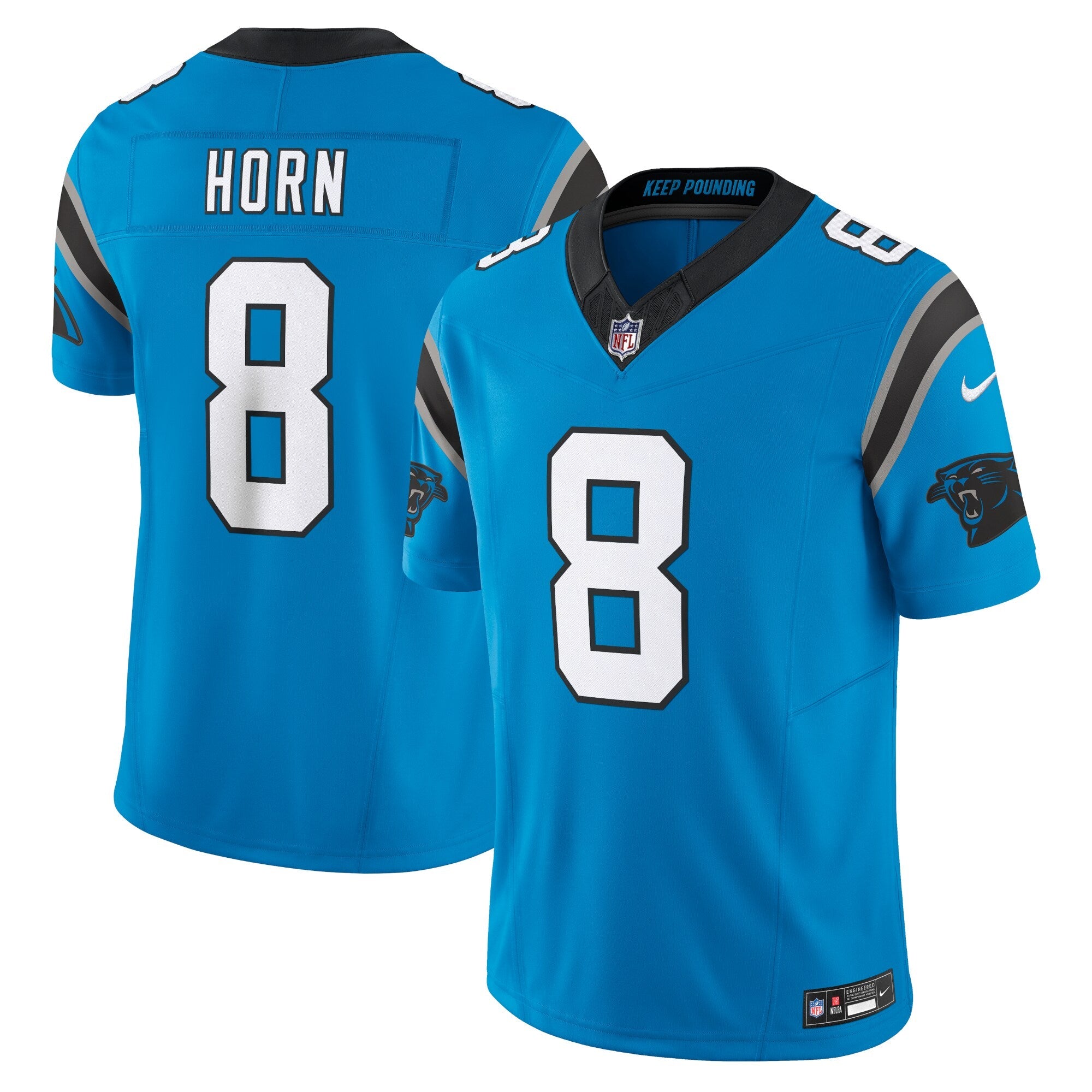 Jaycee Horn Carolina Panthers Nike Vapor F.U.S.E. Limited Jersey - Blue mysite