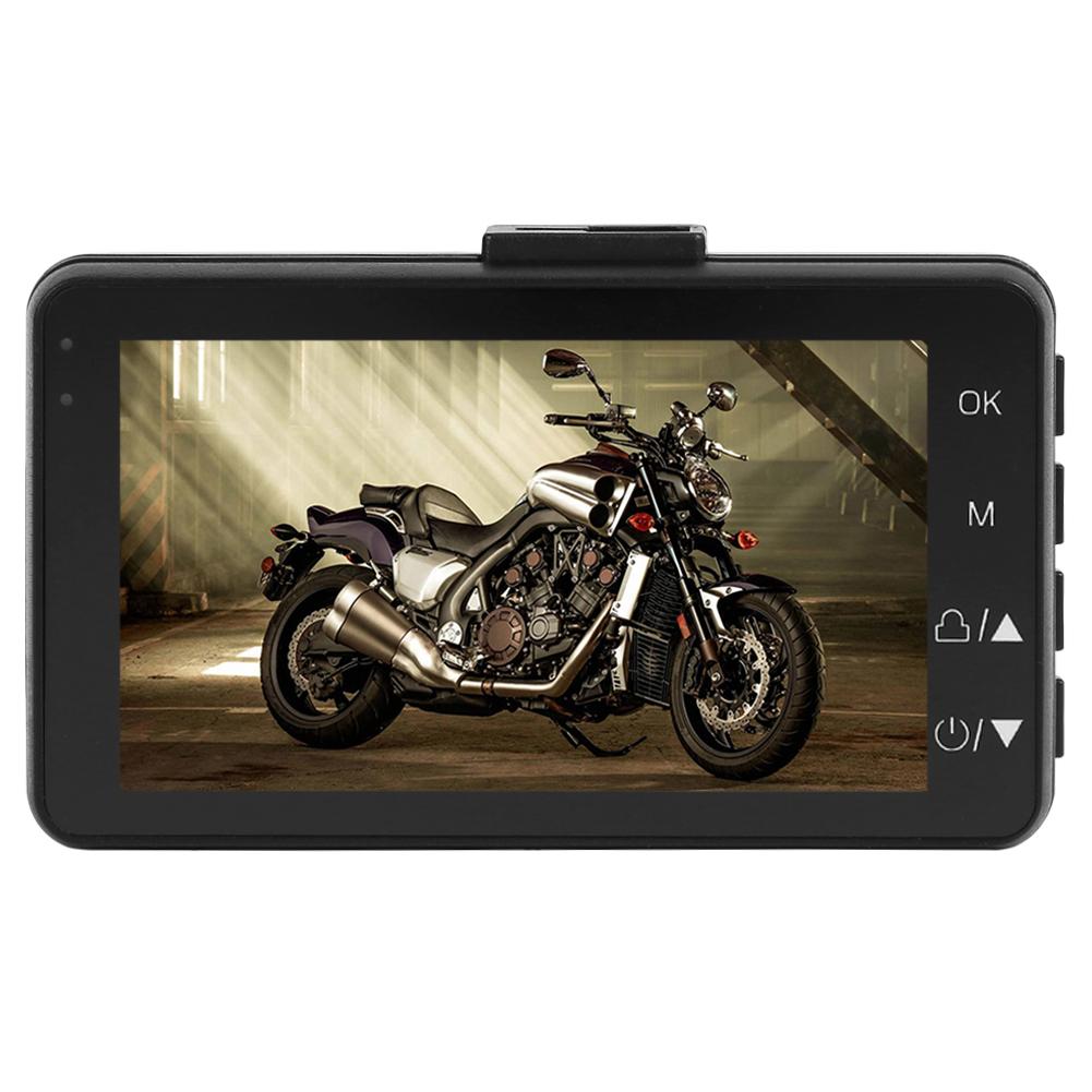 

M0518 Motorcycle DVR Dash Cam 3 inch LCD Front+ Rear View Camera Recorder, 501 Original