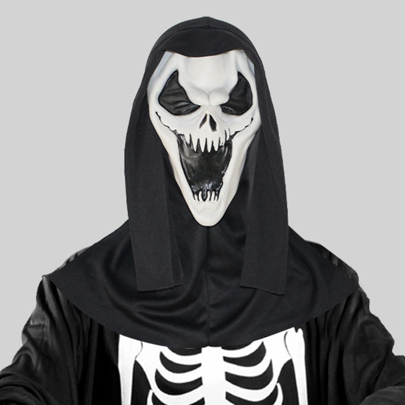 Vintage Style Exaggerated Funny Skull Pvc Halloween Unisex