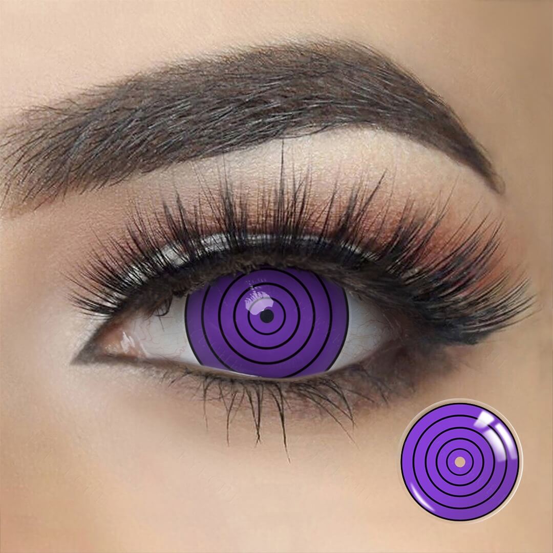 Purple Rinnegan Mini Sclera Contacts