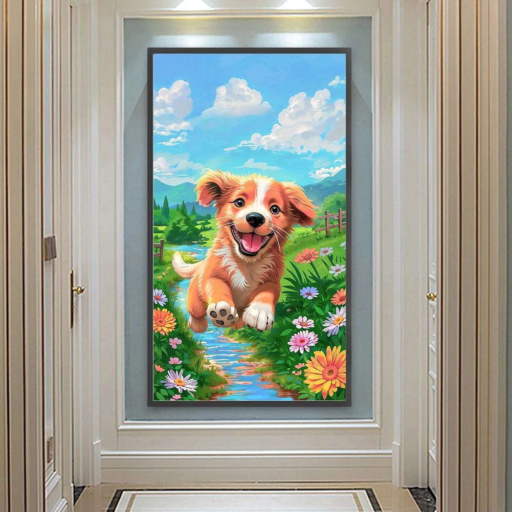 Full Round Drill Diamond Painting -Cats And Dogs - 40*70cm