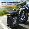 Solar Motorcycle TPMS LCD Display TPMS Tire Pressure Alarm Monitor Wireless TPMS