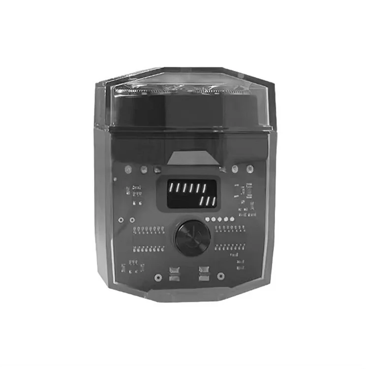 Mini Barbeador Elétrico Transparente com Baixo Ruído
