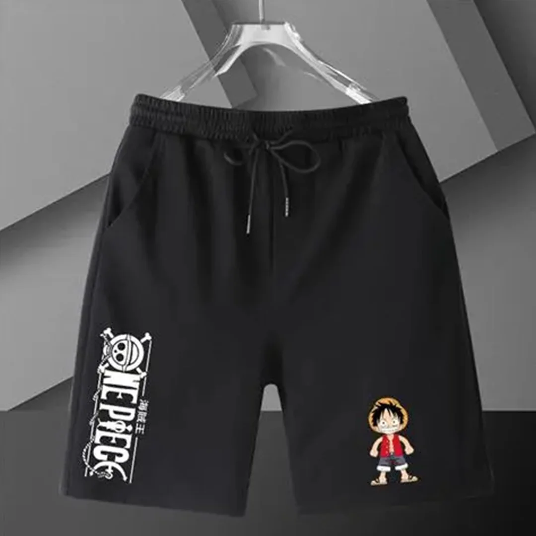Unisex Anime One Piece Luffy Zoro Shorts、、URBENIE