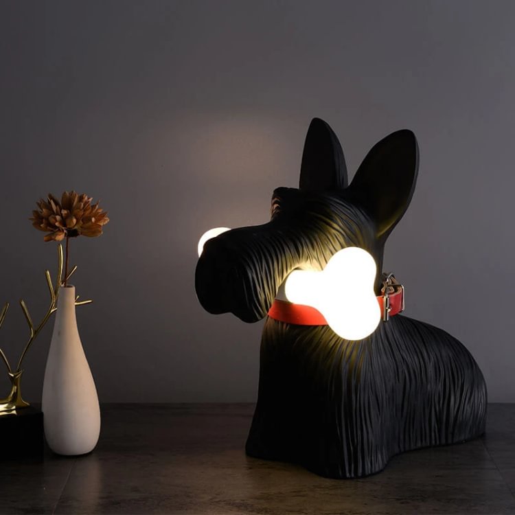 Dog Bite Bone Creative Table Lamp