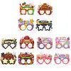 4pcs DIY Diamond Painting Birthday Glasses for Kids and Adults, Funny Crystal Rhinestone Art Eyewear Decoration for Birthday Party Favors, Photo Booth Props, No Lenses