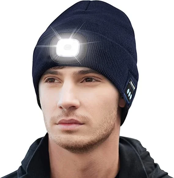 Fall/Winter Essentials - LED lighting Bluetooth knitted cap