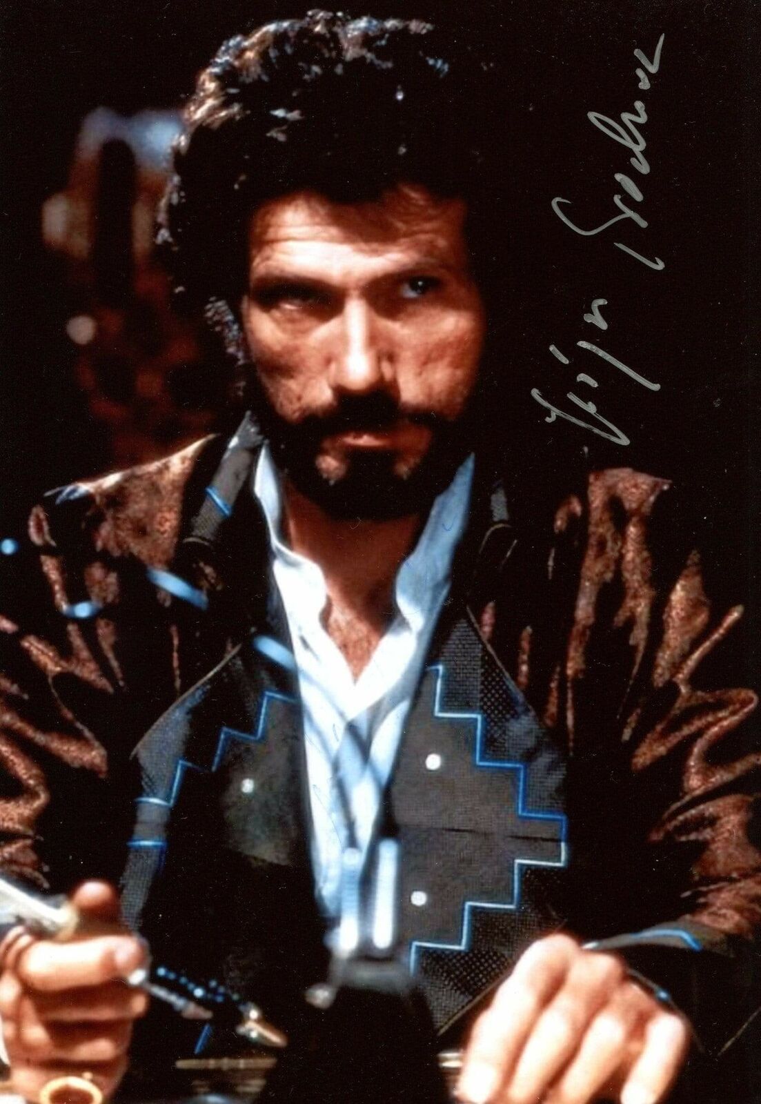 Jürgen Prochnow ACTOR autograph, In-Person signed Photo Poster painting