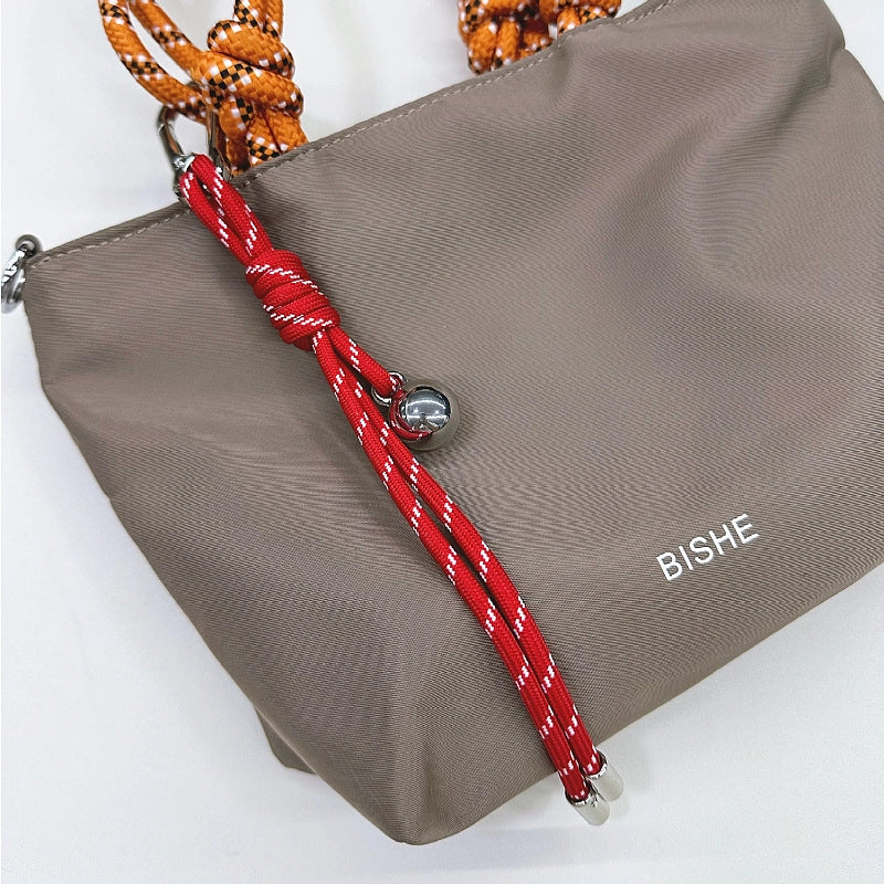 Colorful Woven Lanyard Miu Home Bag Hanging Creative Keychain Ball Pendant Pendant Couple Braided Pendant