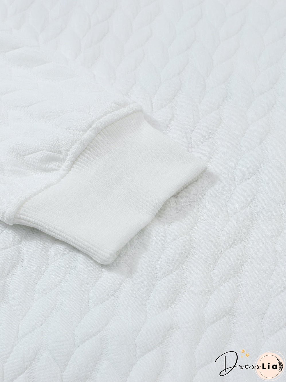 Cozy White Cable Knit Pullover with Merry and Bright Slogan
