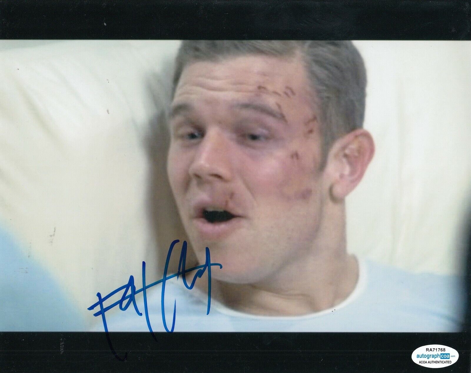 RYAN HURST signed (REMEMBER THE TITANS) Movie 8x10 Photo Poster painting Gary Bertier ACOA #1