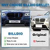 BILLDIO F25 Grille - Color Front Bumper Kidney Grill Compatible with X3 2011 2012 2013 F25 Double Slats Grill?2 PCS?