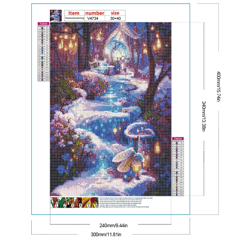 Diamond Painting - Full Round Drill - Dream Forest(Canvas|30*40cm)