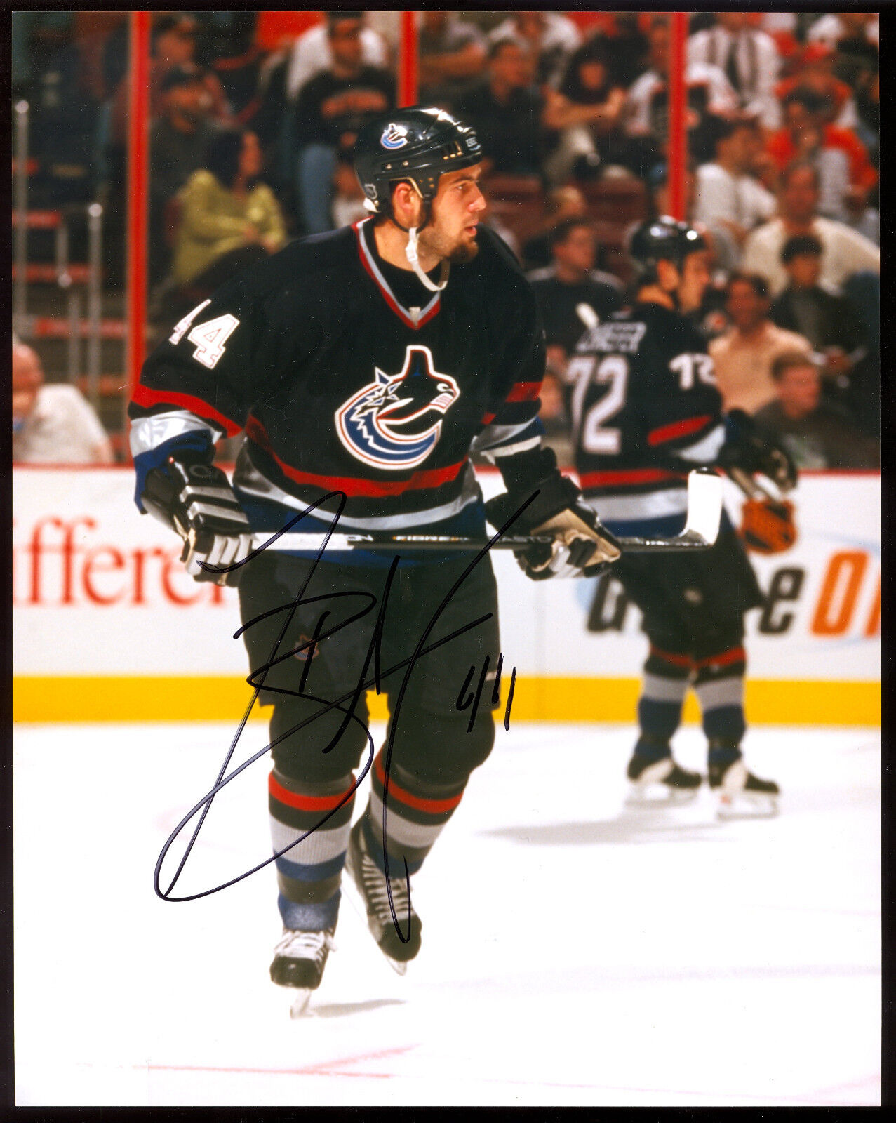 VANCOUVER CANUCKS #44 TODD BERTUZZI Photo Poster painting 8X10 HAND SIGNED AUTOGRAPH