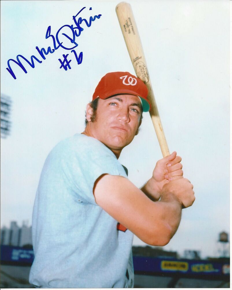 Mike Epstein autographed 8x10 Washington Senators   #3