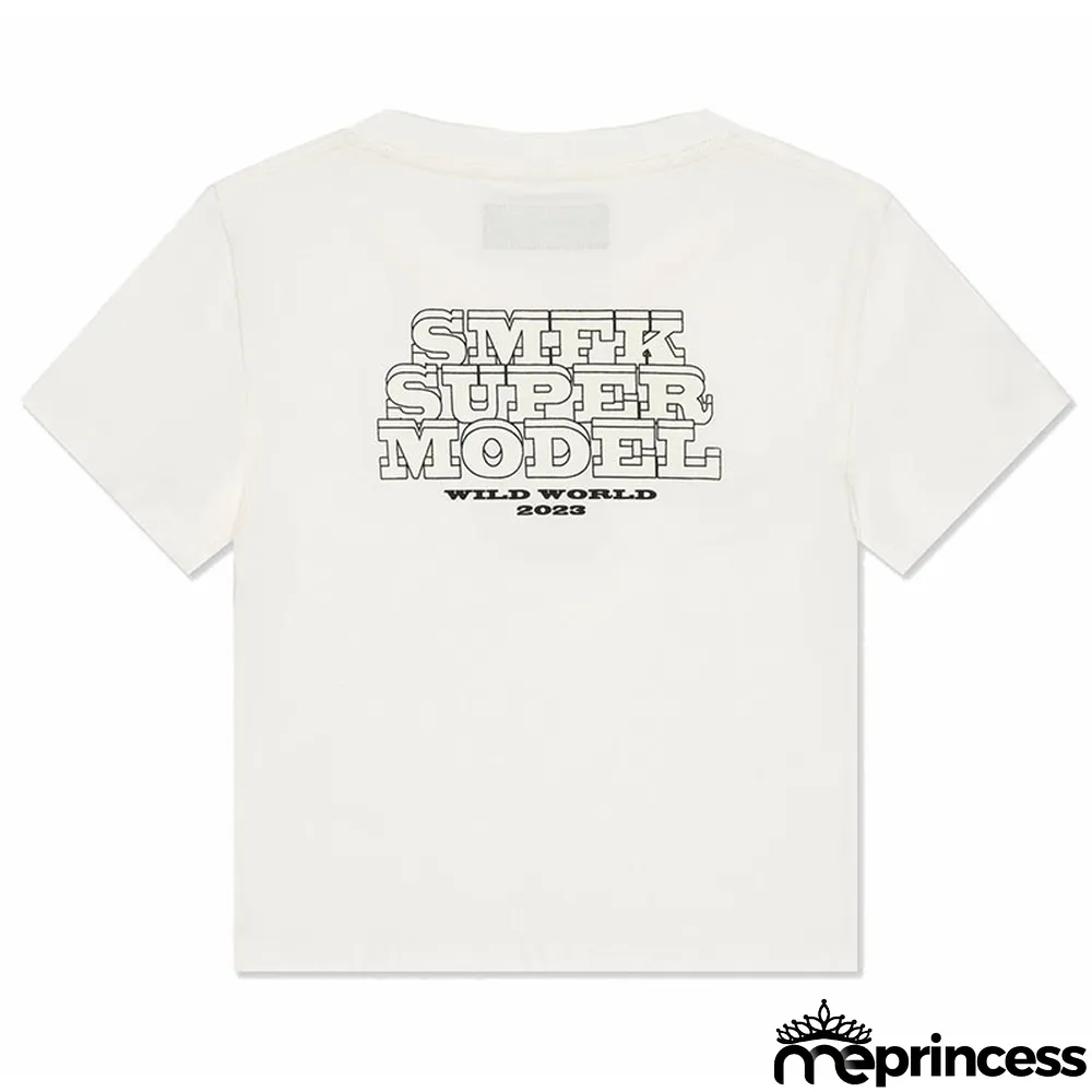 slim skinny Tee full cotton short ladies Crop short-sleeved t-shirt