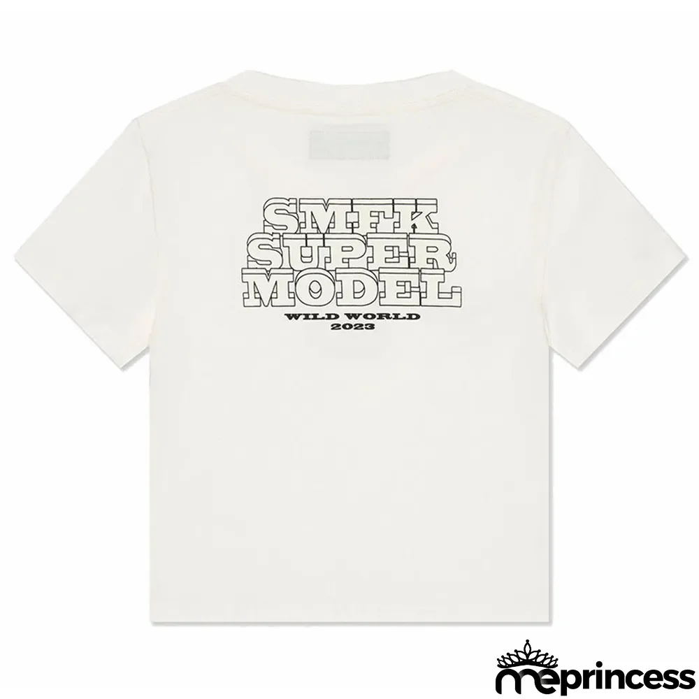 slim skinny Tee full cotton short ladies Crop short-sleeved t-shirt