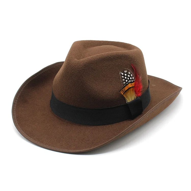 Fergus Western Cowboy Hat- Brown