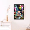 (40*60cm)Bear - Round Partial AB Drill Diamond Painting