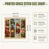Landscape DIY 11CT Printed Full Stitch Cross Stitch Kit 45x45cm