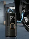 Mini Air Pump with LED Portable Electric Inflate Pump Outdoor Air Compressor Wired & Wireless Tire Inflator for Car Bike Tyre Ball Cushion Bed