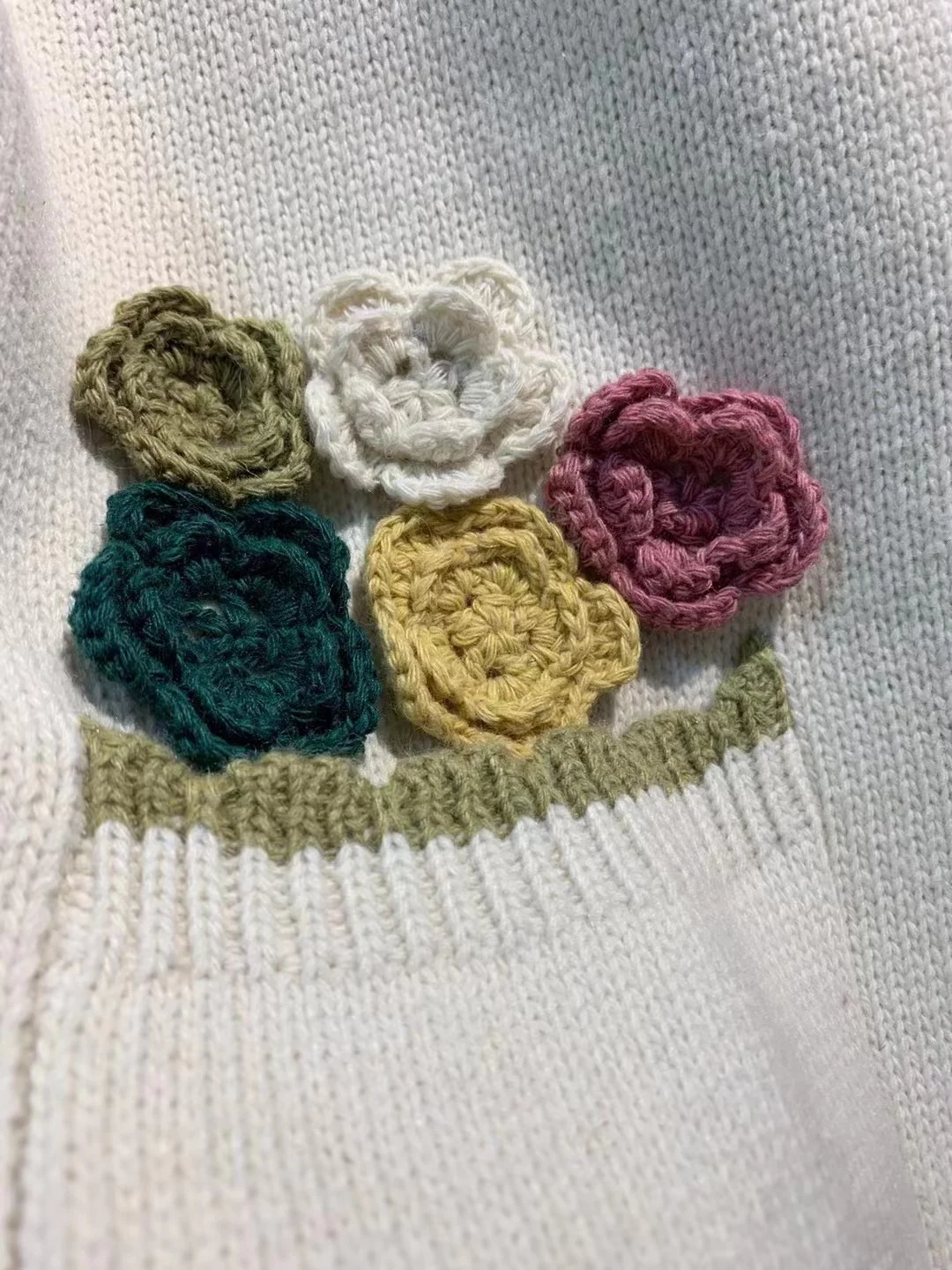 Chicfifth Sweater Women Winter Long Sleeve High Quality Autumn Vintage Top Knitted Cardigan