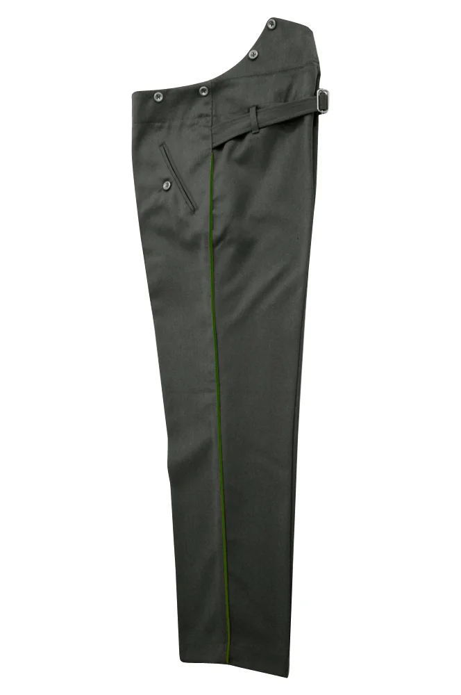   Wehrmacht German Officer Waffenrock Stone Grey Gabardine Dress Trousers German-Uniform