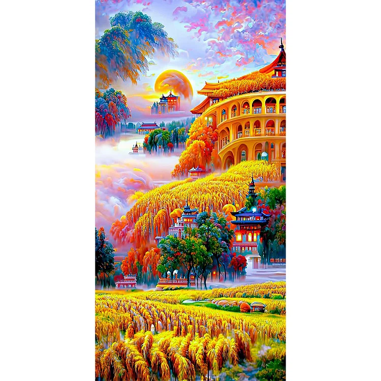 Castle - Painting By Numbers(40*80cm)