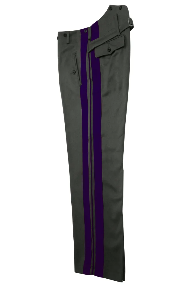   Wehrmacht German Officer Stone Grey Gabardine Straight Trousers German-Uniform
