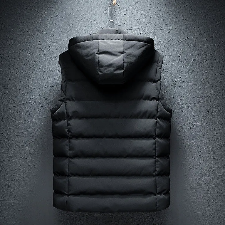Men's Quilted Hooded Gilet &ndash; Lightweight Layering Body Warmer &ndash; view 2