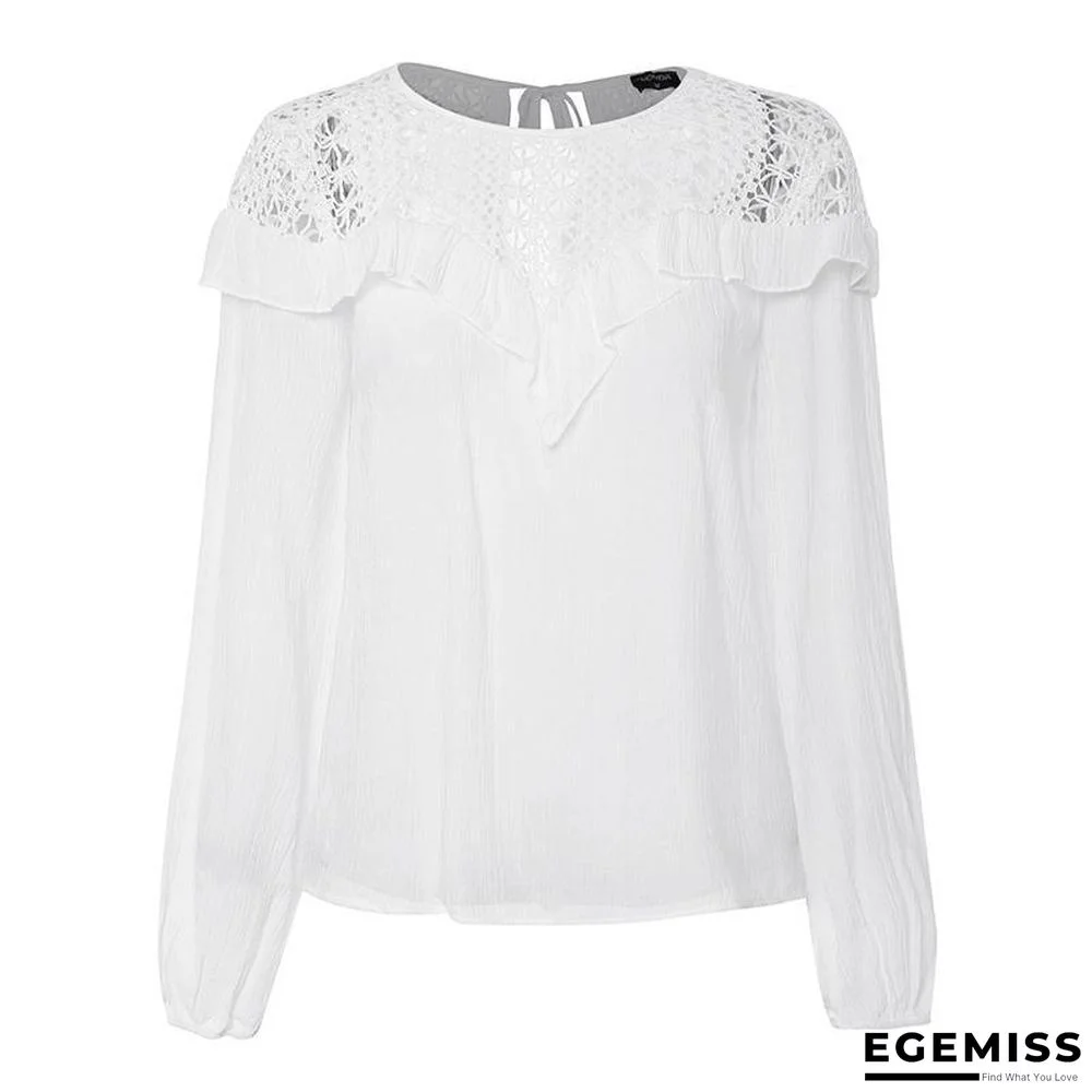 Plus Size White Cotton Tunic Beach Thin Bell Sleeve Casual Loose Oversized Blouse Tops | EGEMISS