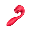 Flirtwithsb 2 in 1 Pulsing and Vibrating Rose Vibrator Toy