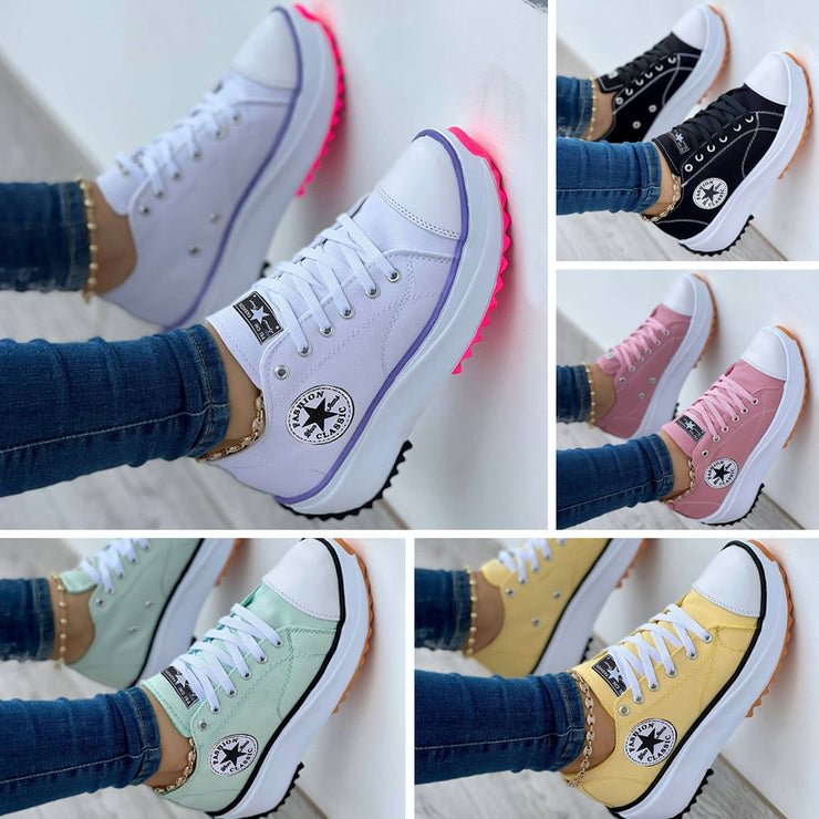 Tênis feminino da moda para tênis de lona 2022
