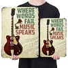 Rock Musics - Vintage Metal Signs - 20*30cm/30*40cm - Music