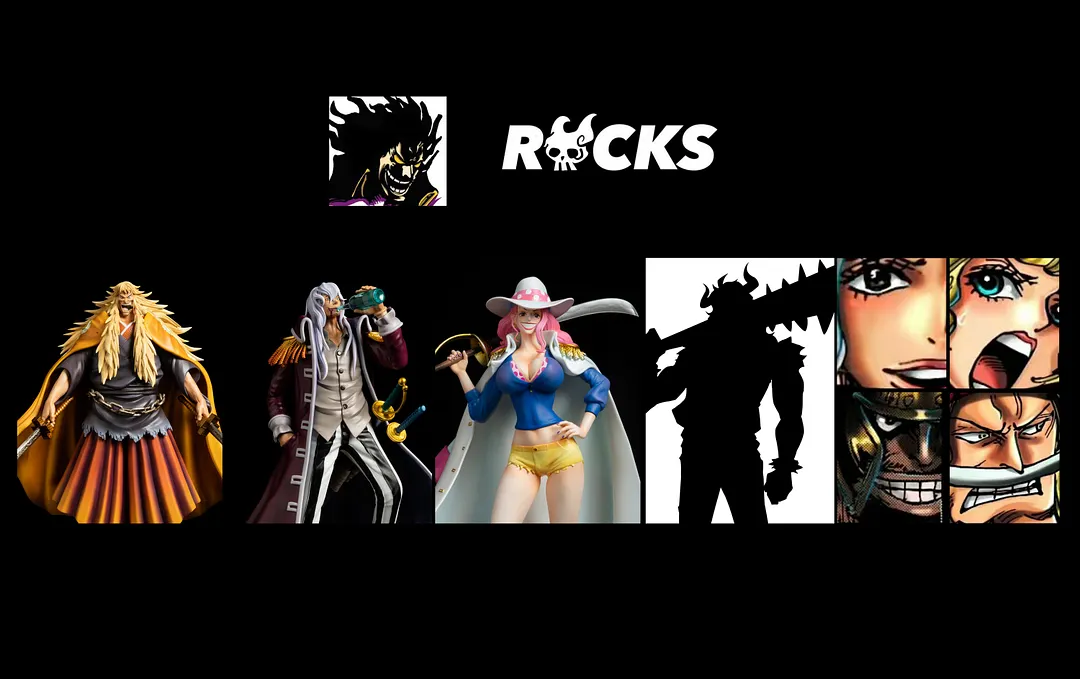 Captain John Rocks Rocks Pirates Series 002 Shiki the Golden Lion & Captain John - ONE ...