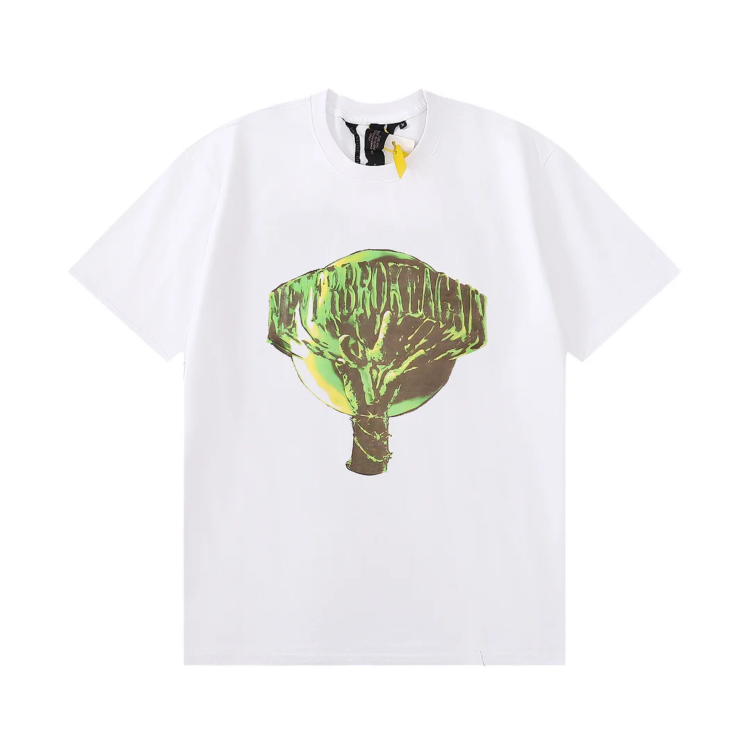 High Street Summer vlone Broccoli Large V Short Sleeve T-Shirt