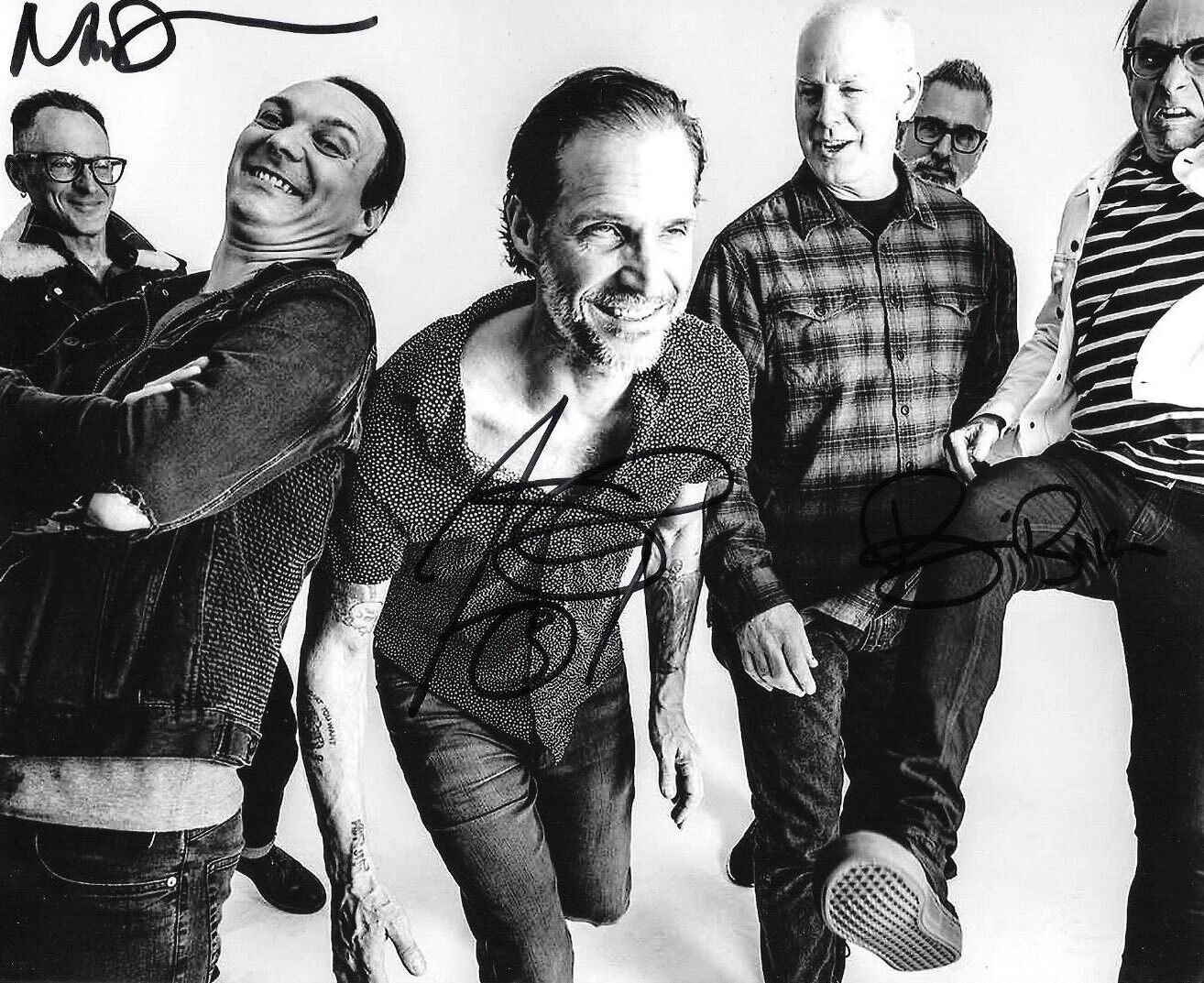 * BAD RELIGION * signed 8x10 Photo Poster painting * BENTLEY, BAKER & DIMKICH * 6