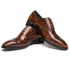 Fashion Mens Patent Leather Oxfords Shoes Wedding 