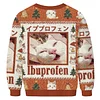 Retro Cat Christmas Sweatshirt by Inlyline