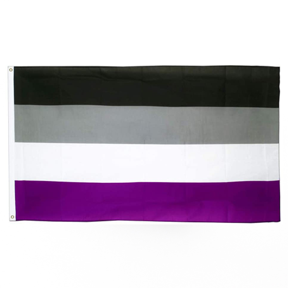 

90x150cm Asexual Equality Flag Nonsexual Pride Flag, 501 Original
