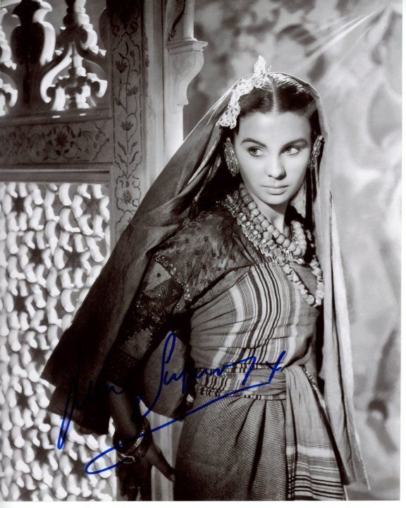 JEAN SIMMONS signed autographed BLACK NARCISSUS KANCHI Photo Poster painting