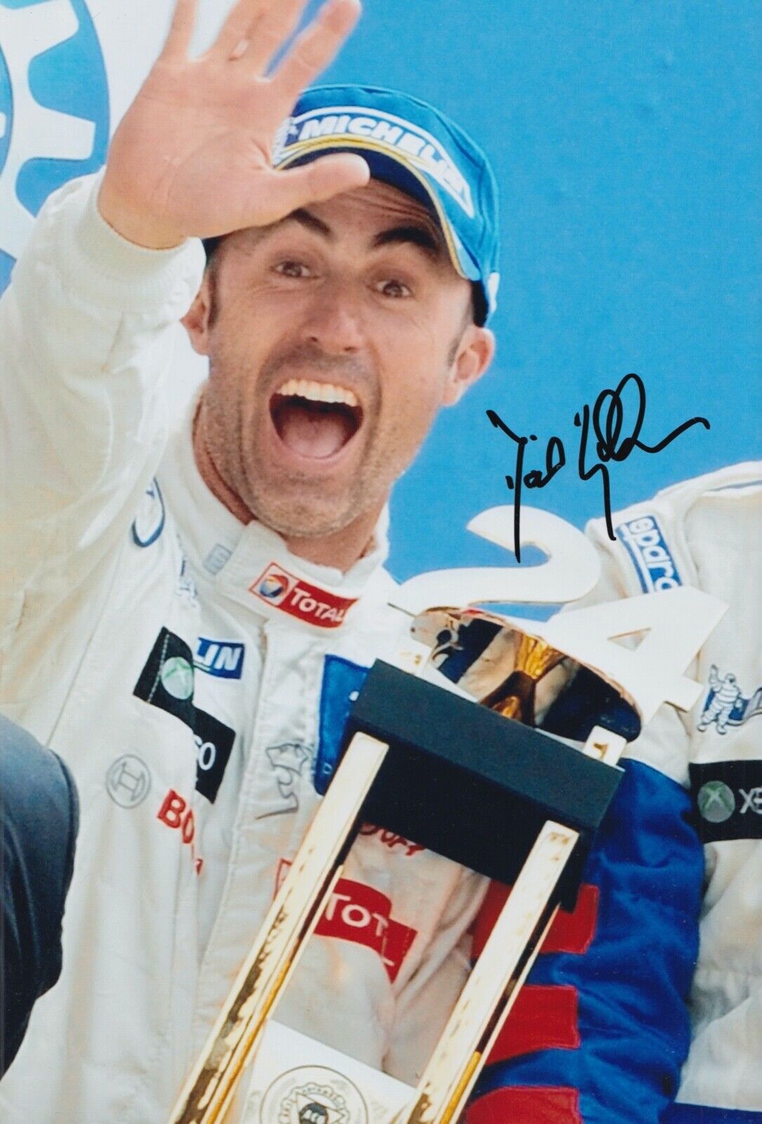 David Brabham Hand Signed 12x8 Photo Poster painting Le Mans Autograph Peugeot